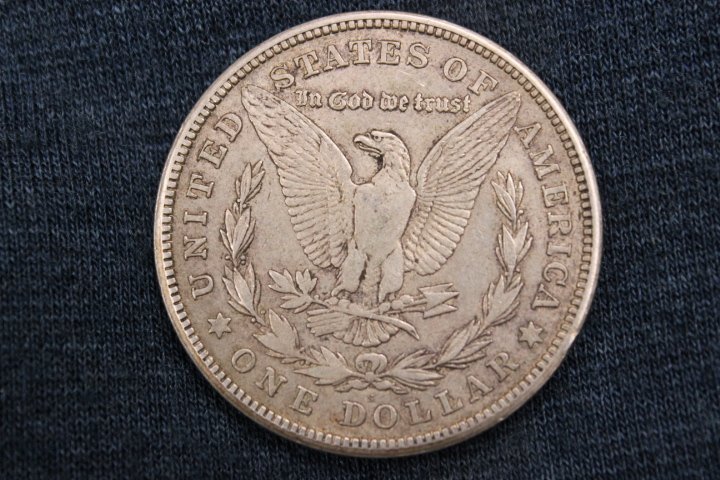 ○コイン(4）アメリカ モルガンダラー 1ドル銀貨 1921年 3枚セット 重量約26.6g 直径 約38mm リバティコインの画像6