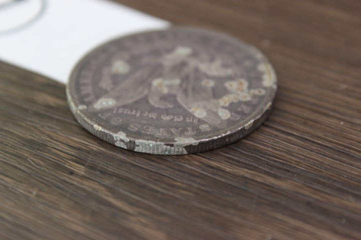 ○コイン(7）アメリカ モルガンダラー 1ドル銀貨 1888年 重量約26.2g 直径 約38mm　リバティコイン_画像6