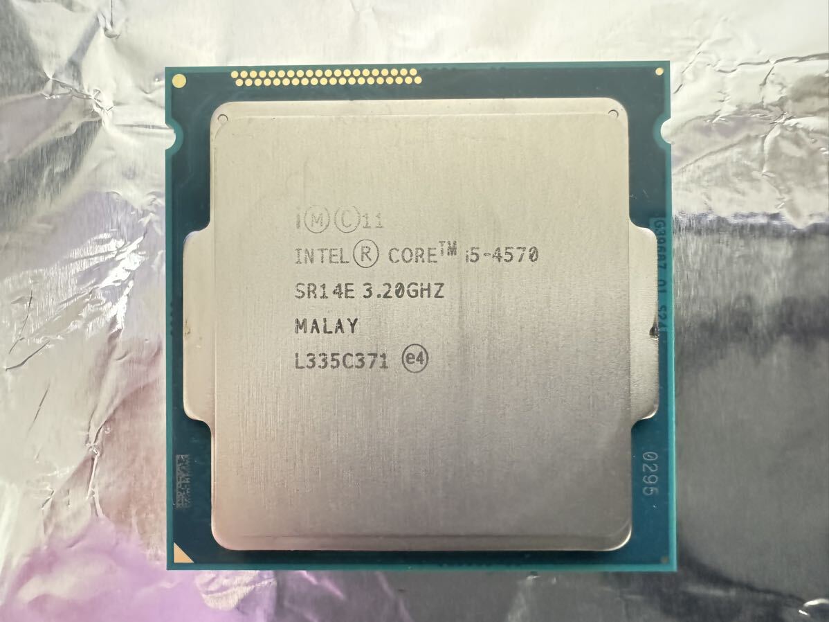 【動作確認済】Intel Core i5 4570 3.6Ghz 4コア 22nm 6MBキャッシュ haswell TDP84W LGA1150 Intel HD GRAPHICS 4600内蔵の画像1