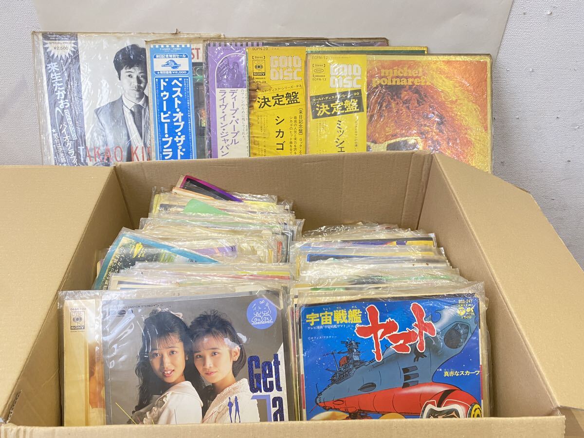  record set sale approximately 130 sheets idol record anime record abroad record? great number!