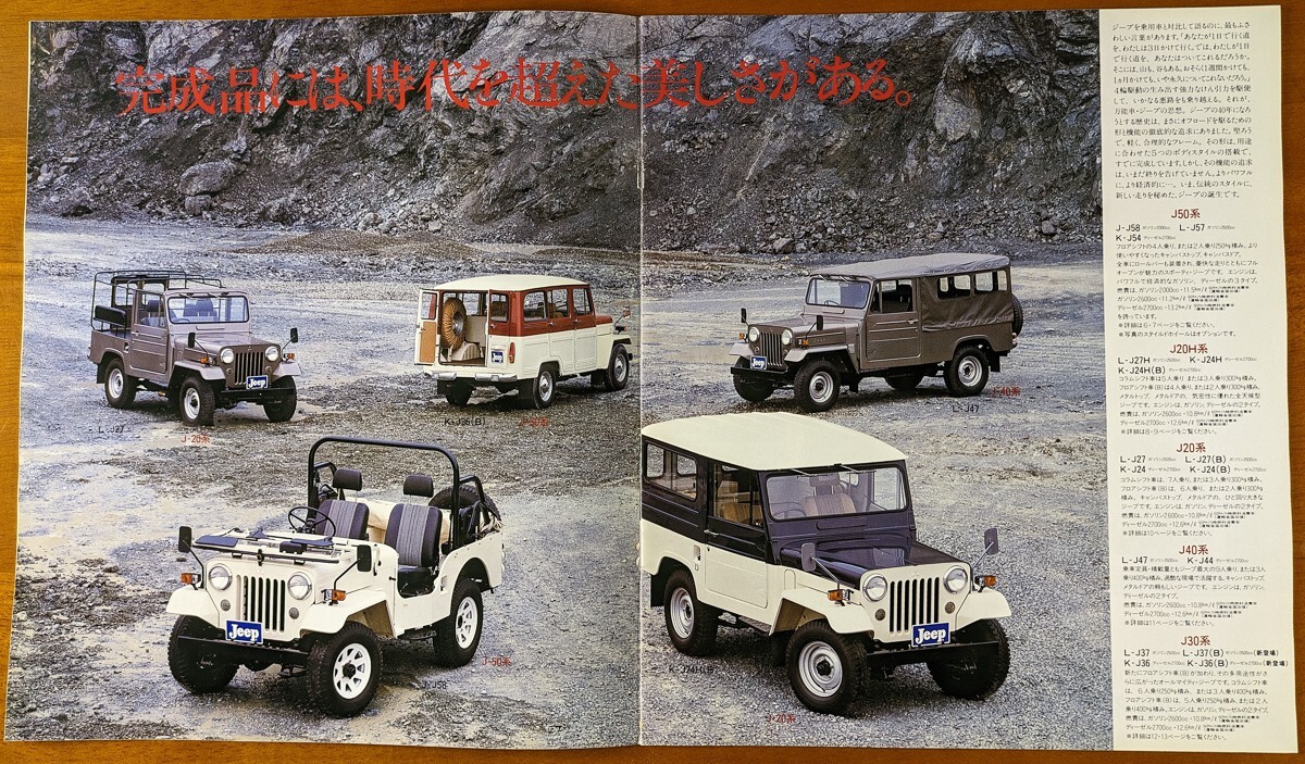 ミツビシ ジープ 昭和56年5月 Jeep J58 16ページの画像3