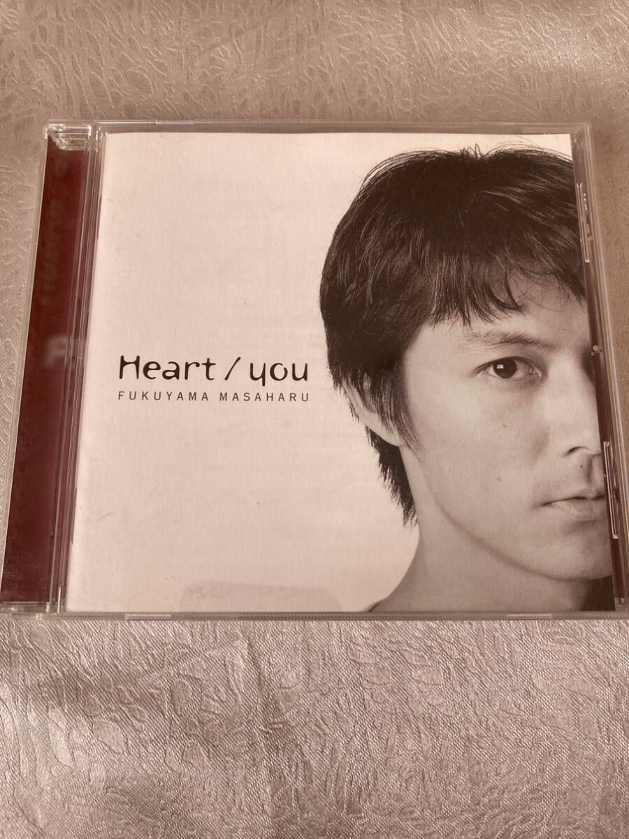 【CD 帯付き】 Heart/you / 福山雅治 Masaharu Fukuyama_画像1