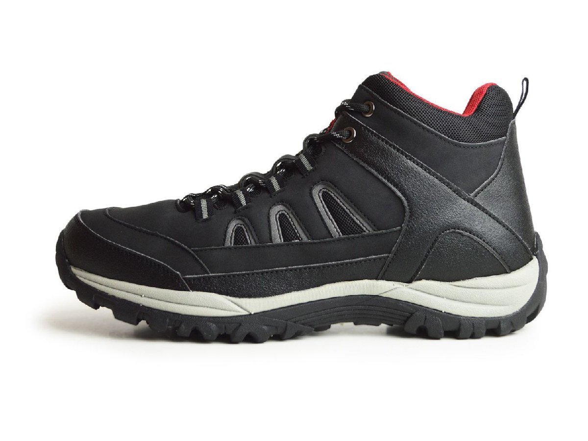  новый товар #25.5cm ботинки мужской походная обувь водонепроницаемый уличная обувь широкий 3E EEE. скользить водоотталкивающий mid cut casual альпинизм шнур обувь 