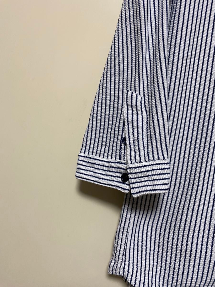 【未使用】NICOLE  ニコルクラブフォーメン　七分袖シャツ（襟ワイヤー入り）