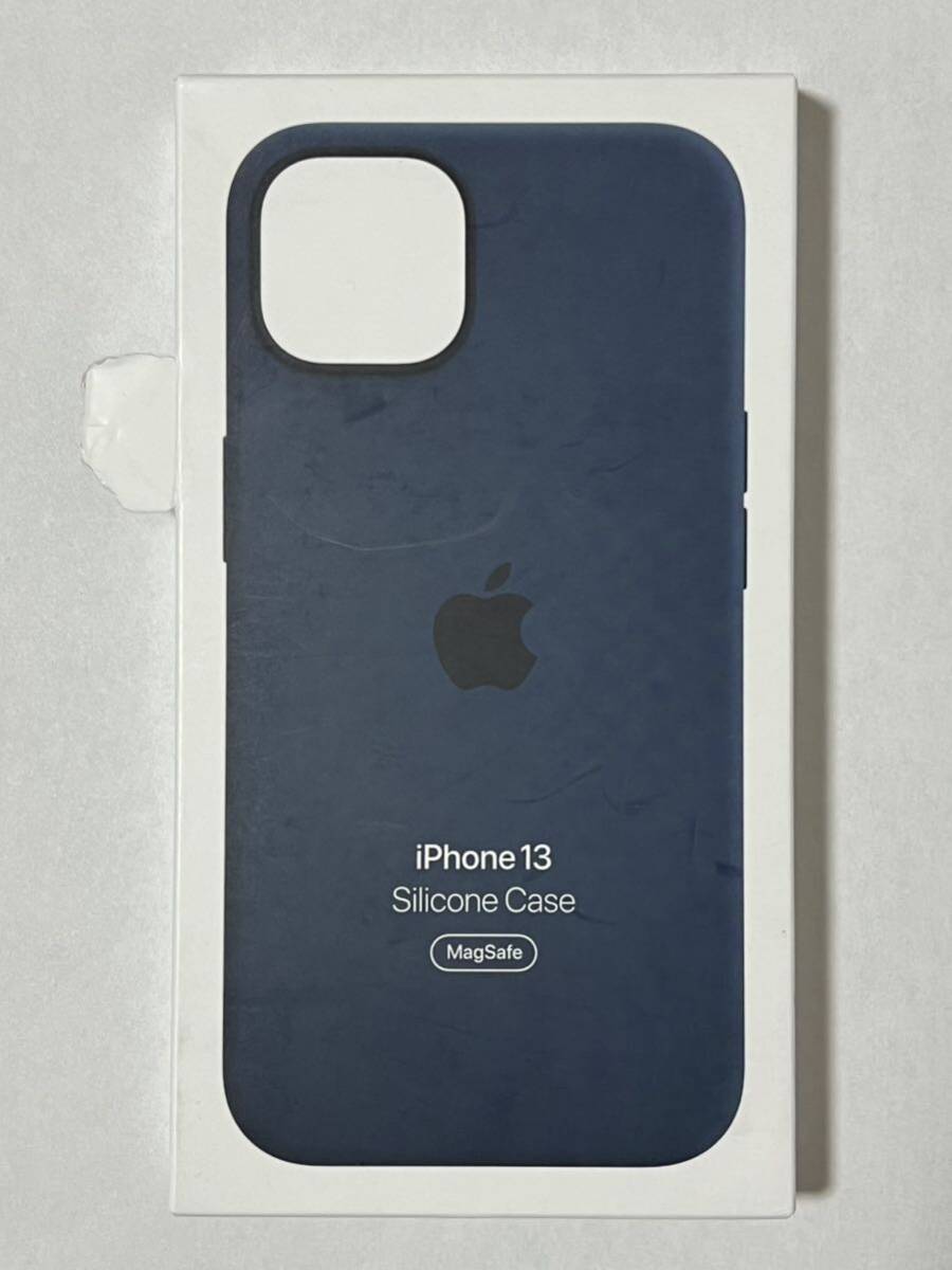 * не использовался *Apple оригинальный *iPhone 13 силиконовый чехол (a винт голубой )