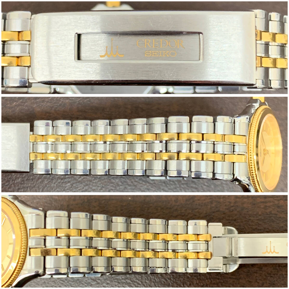 【未稼働品】SEIKO CREDOR 4J81-0A30 18KT / セイコー クレドール クォーツ 18金 K18 腕時計 レディースの画像8