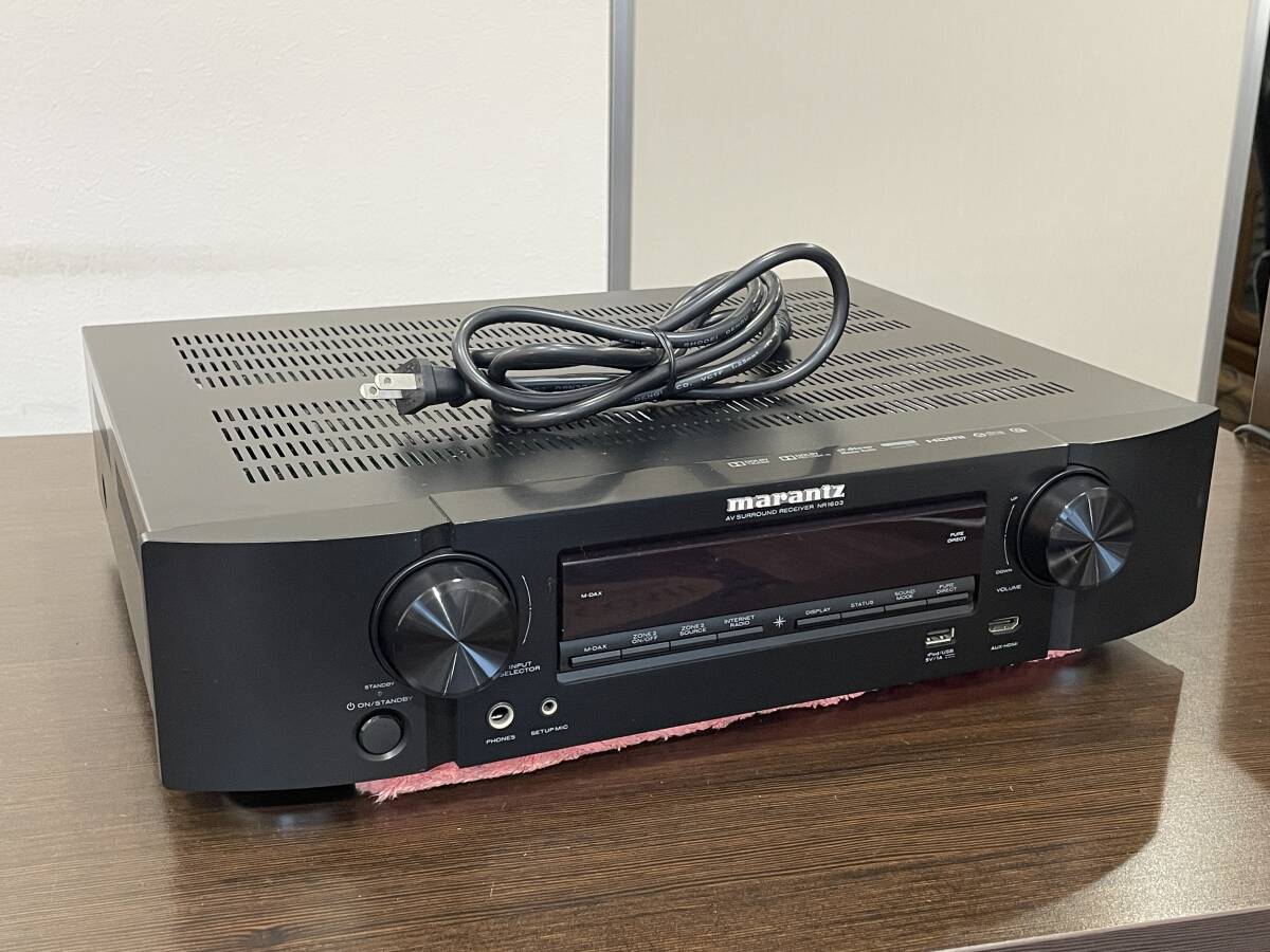 ★ [AV -усилитель корпус + кабель питания] Marantz (Marantz) AV Salound Recever NR1603 ★ Junk