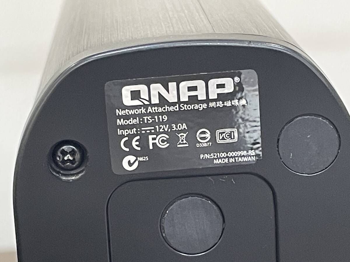 *[NAS network connection hard disk body only HDD none ]QNAP TS-119* electrification verification settled 