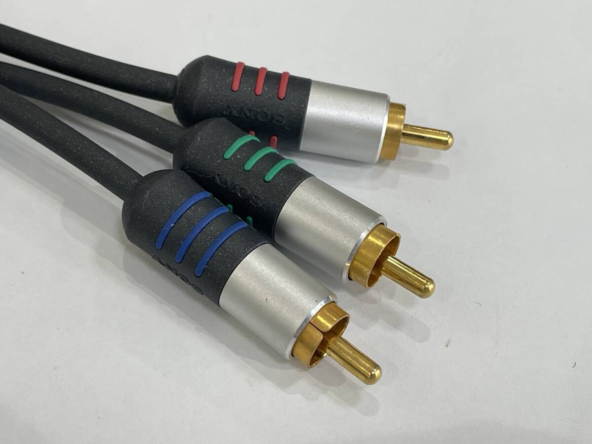 *[ rare records out of production goods top class RCA terminal =D terminal AV cable ]SONY( Sony ) VMC-DP20CV D terminal component video connection cable 2m* operation goods 