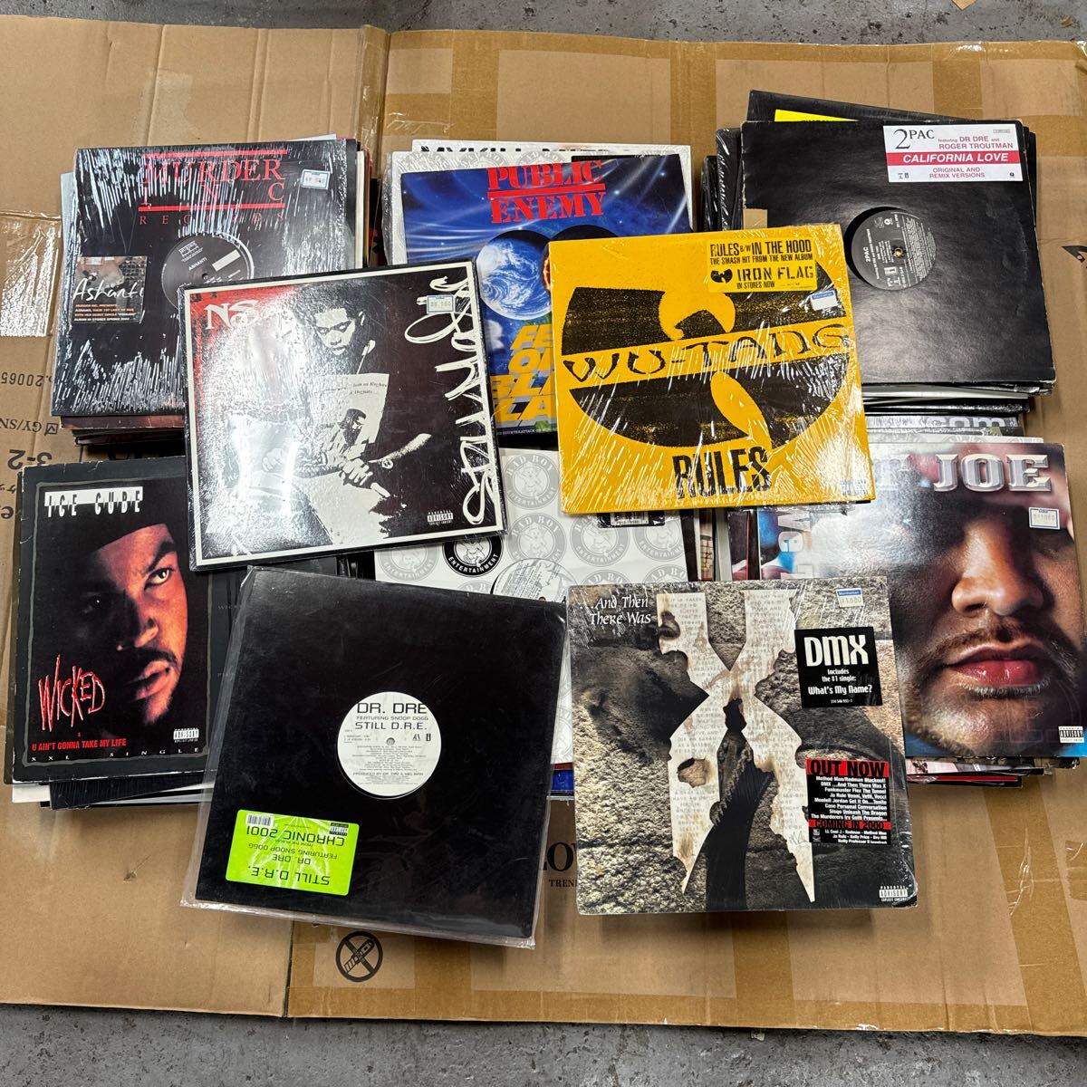 HIPHOP その他 LP レコード 112枚 まとめ DR.DRE/NAS/PUBLIC ENEMY/ICE CUBE/DMX/WU-TANG/MOBB DEEP/2PAC/FAT JOE/KRS ONE/EMINEMの画像1