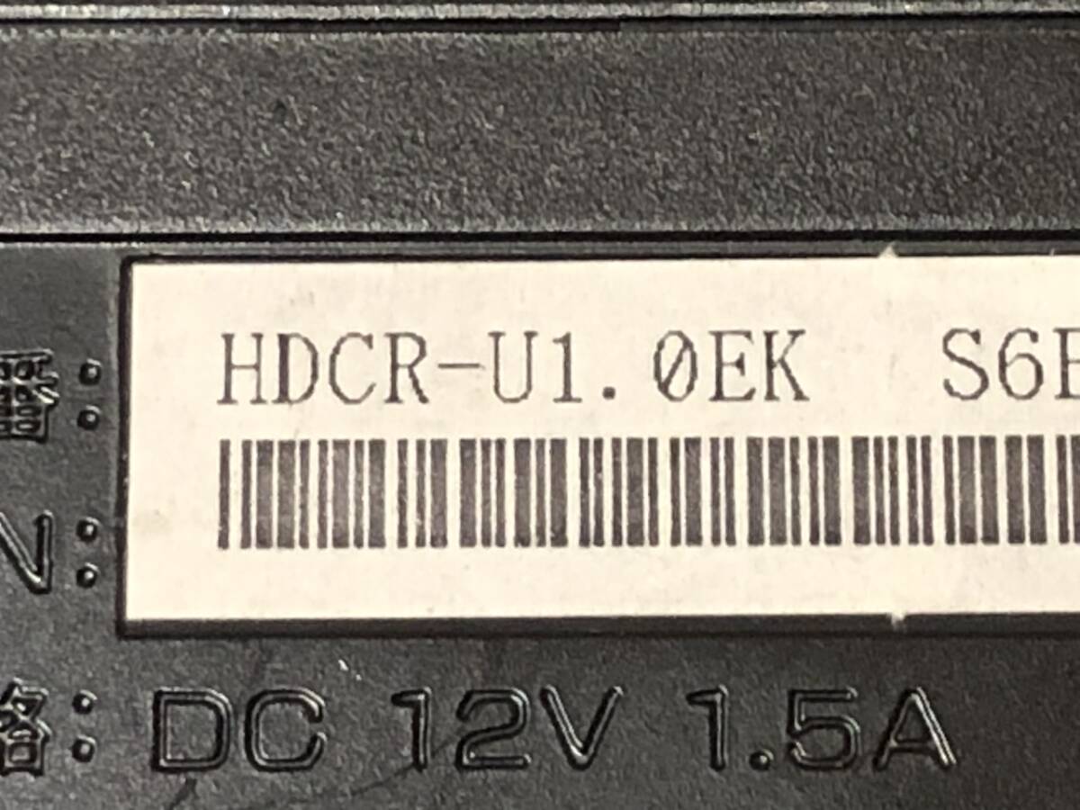  б/у товар I-O DATA HDCR-U1.0EK 1TB установленный снаружи жесткий диск I *o-* данные оборудование HDD кейс использование . детали снятие деталей для 