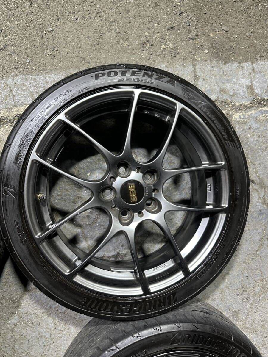 BBS RF 17インチ 7j RF523 5H 5穴 PCD 112 +45 ダイヤモンドブラック 4本 セット BBS ラグボルト BS アドレナリン タイヤ おまけ_画像5