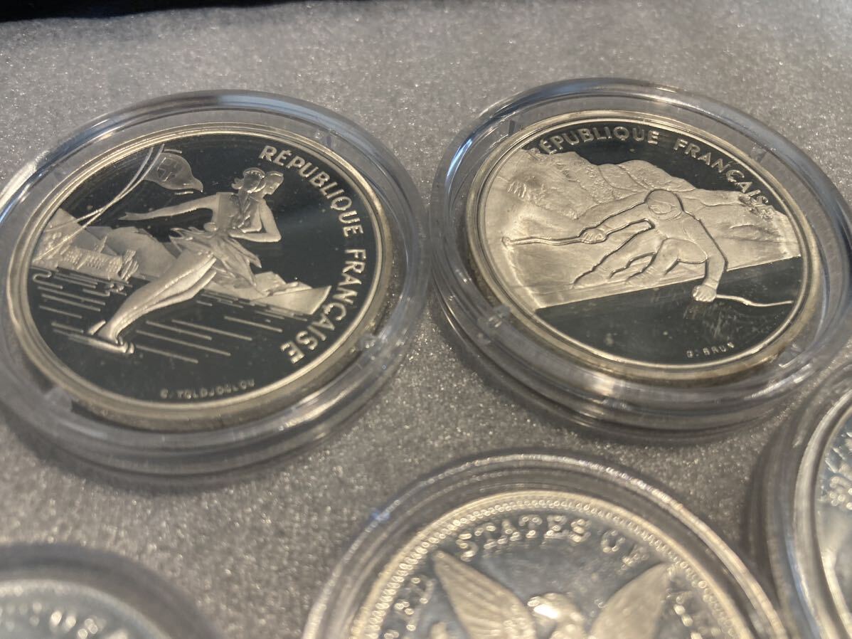 約120g シルバー コイン ネックレス 純銀 おまとめ セット SV 925 999 銀 硬貨 メダル パンダ銀貨 中国 アメリカ 外国コイン の画像7