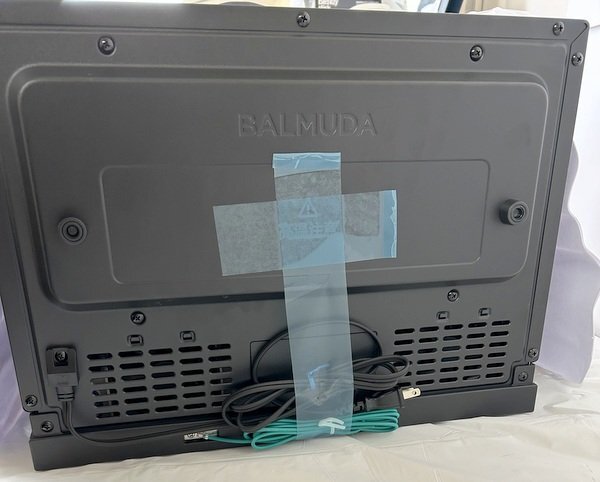 【BALMUDA/バルミューダ】開封未使用品 BALMUDA The Range オーブンレンジ 家庭用 K04A-BK ブラック 2022年製/kb3167の画像2