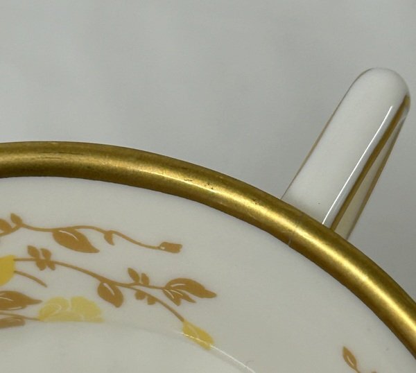 ◎【WEDGWOOD/ウェッジウッド】YELLOWRIBBONS/イエローリボン カップ＆ソーサー 食器 美品/kb3182_画像3