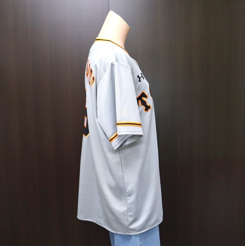 【UNDER ARMOUR/アンダーアーマー】読売ジャイアンツ 坂本勇人/レプリカユニフォーム/ビジター/L/タグ付き/2t0763の画像4