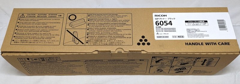 【RICOH/リコー】トナー MP Pトナー ブラック 6054/未開封品/ab4695の画像1