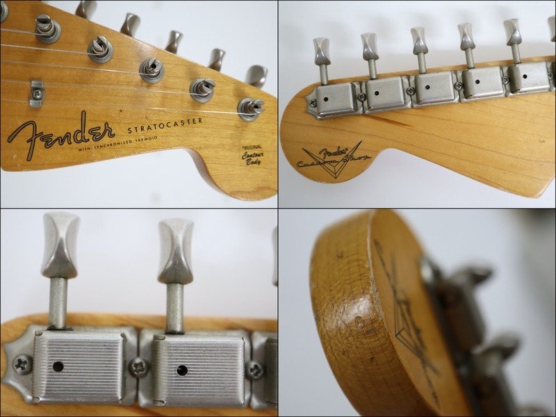 【FENDER】Custom Shop/1960 Stratocaster Relic/2004年製/ホワイト系/HC他付属あり/中古/2u0047の画像4