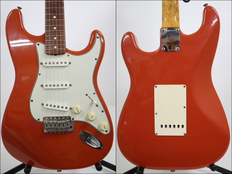 【FENDER】Custom Shop/Master Grade 1961 Stratocaster/1997年製/レッド系/中古/2u0048の画像3