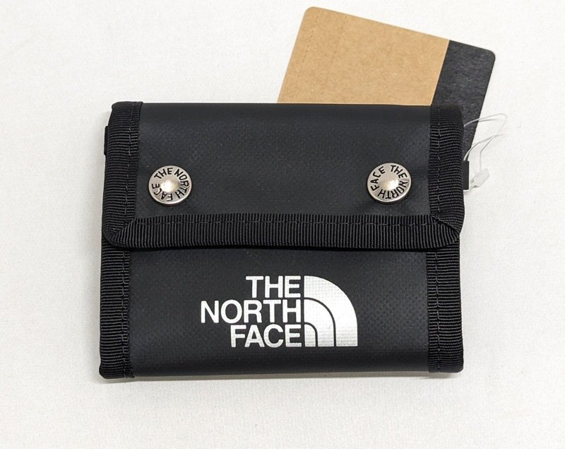 【THE NORTH FACE/ノースフェイス】BC Dot Wallet 三つ折り財布 黒 NM82319/未使用品/ab4705_画像1