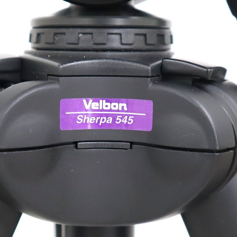 【Velbon/ベルボン】Sherpa シェルパ545 / 雲台 PHD-53Q /中型アルミ製三脚 カメラアクセサリ/is0327の画像5