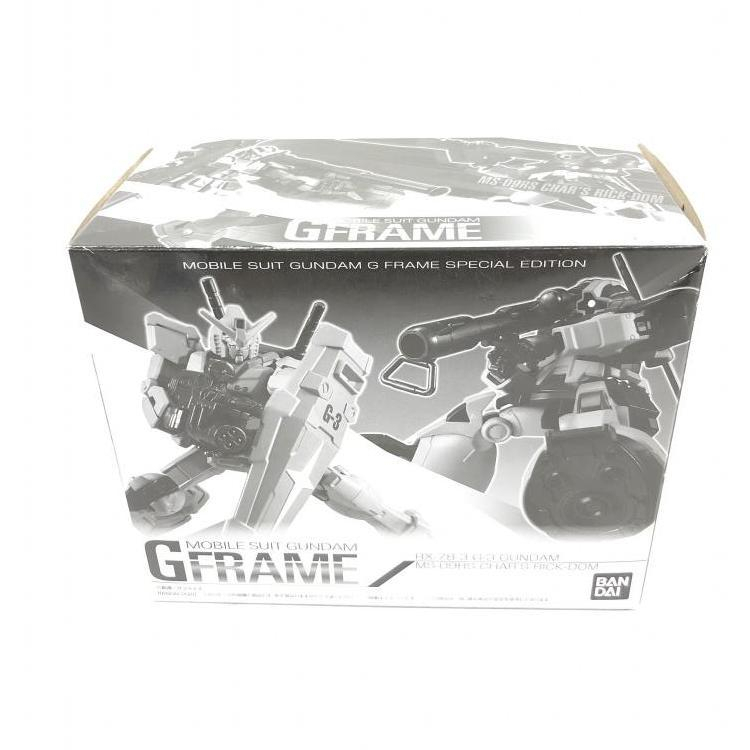 【スーパーセール】 中古】未開封品/G G-3ガンダム&シャア専用リック・ドム FERAME 機動戦士ガンダム