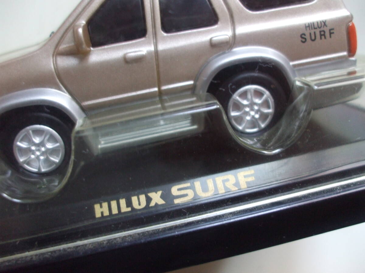 辰巳屋 国産車ミニカーシリーズ トヨタ ハイラックスサーフ ダイキャストシャーシ/プルバックミニカー HILUX SURF レアの画像6