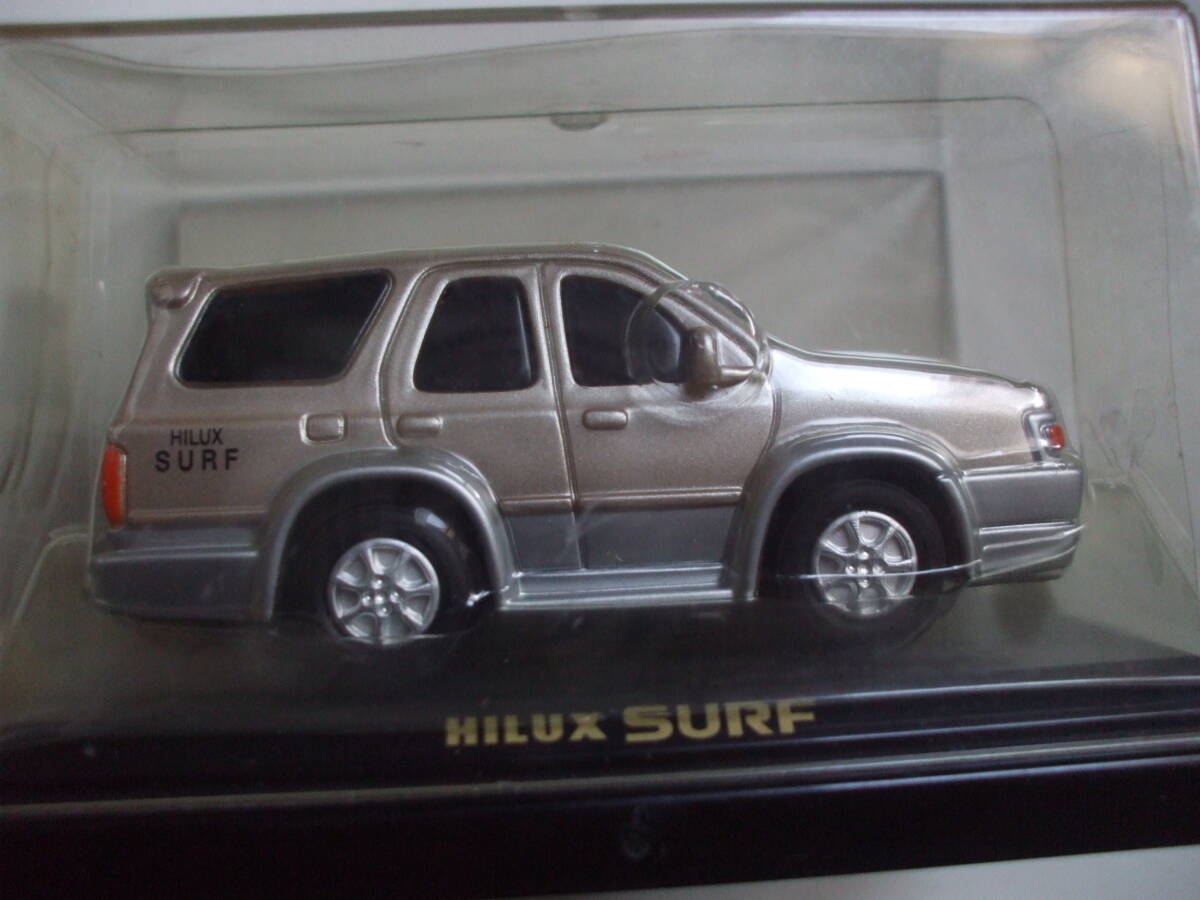 辰巳屋 国産車ミニカーシリーズ トヨタ ハイラックスサーフ ダイキャストシャーシ/プルバックミニカー HILUX SURF レアの画像2