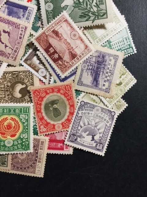 戦前記念切手 未使用ロット 100枚以上 1915年～1944年発行 の画像3