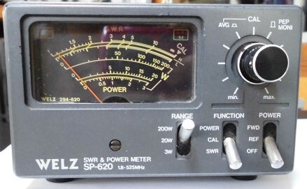 WELZ ウェルツ SWR & POWER METER SP-620 HF～VHF 現状品の画像4