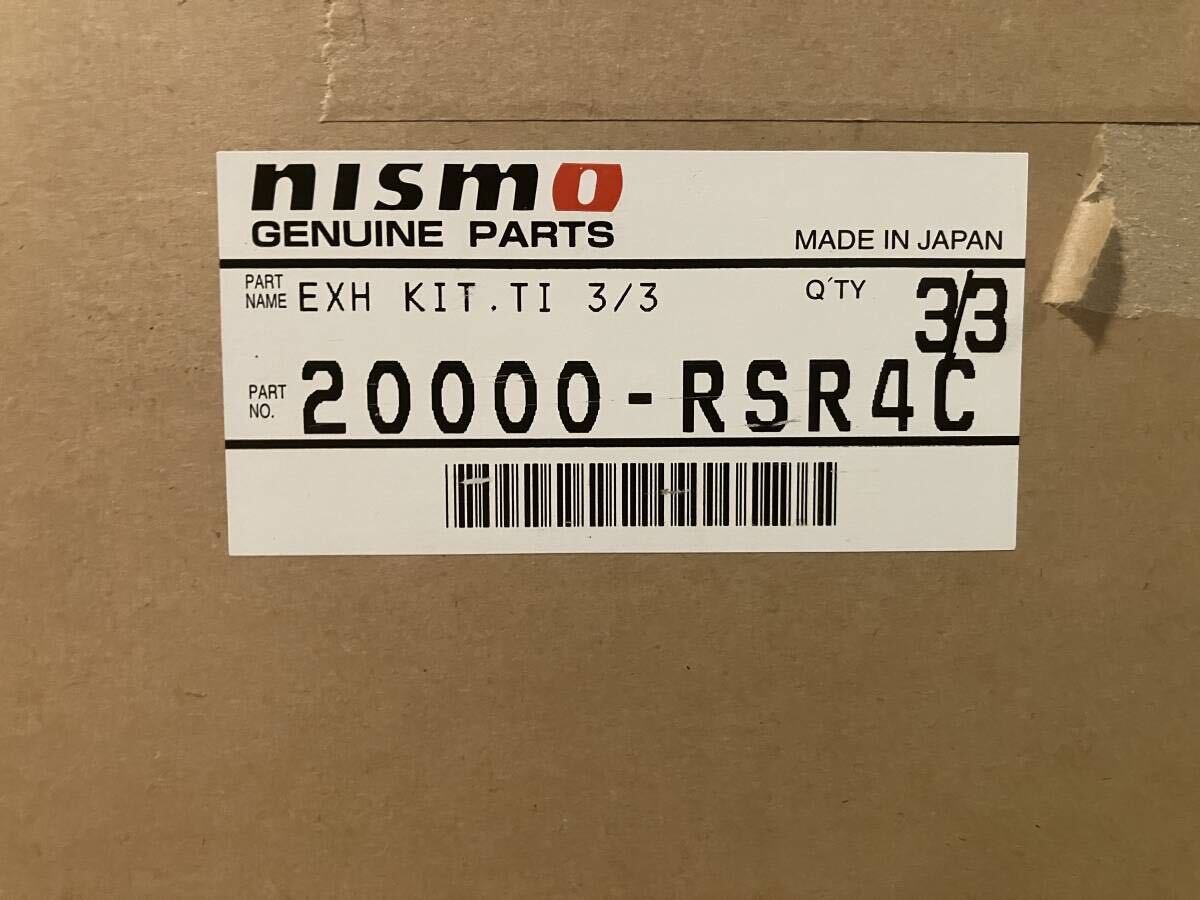 NISMO NE-1 チタン 低排圧 BNR34 20000RSR4CMS 受注生産品 在庫あり 即納品の画像6