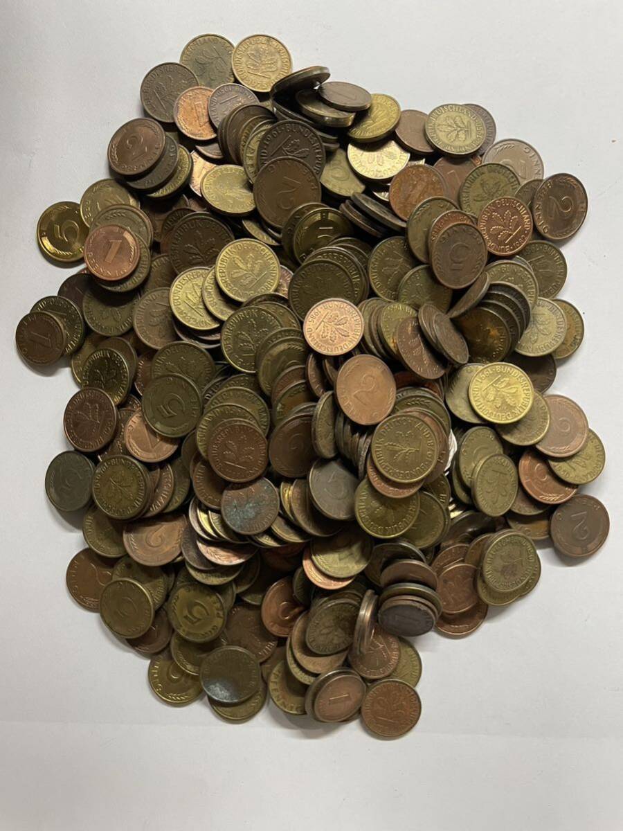 ドイツ 1、2、5ペニヒ旧硬貨 まとめてコイン マルク_画像1