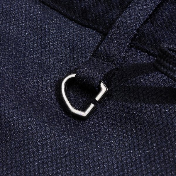  новый товар 1 иен ~* Nicole selection NICOLE selection мужской стрейч распорка брюки 48 L темно-синий глянец текстильный узор легкий брюки *9208*