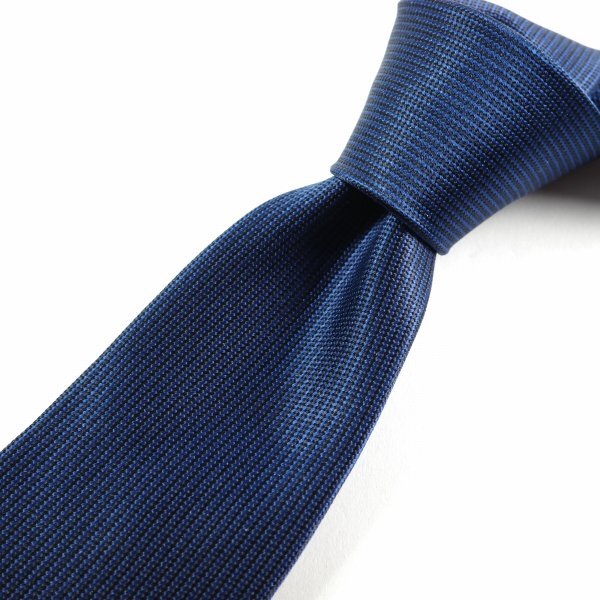  новый товар 1 иен ~*Black On TETE HOMMEteto Homme шелк шелк 100% галстук темно-синий текстильный узор стандартный магазин подлинный товар *9964*