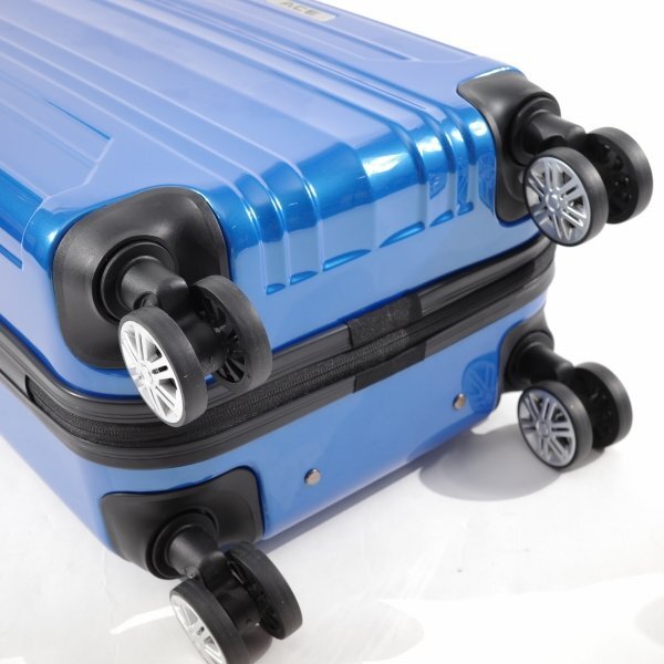  новый товар 1 иен ~*ACE Ace 4 колесо чемодан багажник Carry кейс p ритм 2 молния модель TSA блокировка 31L голубой машина внутри принесенный *1834*
