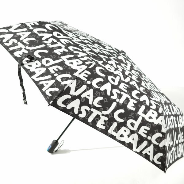 新品1円～★CASTELBAJAC カステルバジャック 自動開閉 折りたたみ傘 UVカット 撥水 晴雨兼用 55cm 8本骨 ワンタッチ ジャンプ式◆1830◆