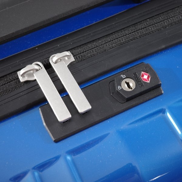  новый товар 1 иен ~*ACE Ace 4 колесо чемодан багажник Carry кейс p ритм 2 молния модель TSA блокировка 31L голубой машина внутри принесенный *1834*