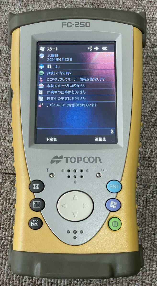 ほぼ未使用 TOPCON データコレクタ FC-250 トプコン_画像2