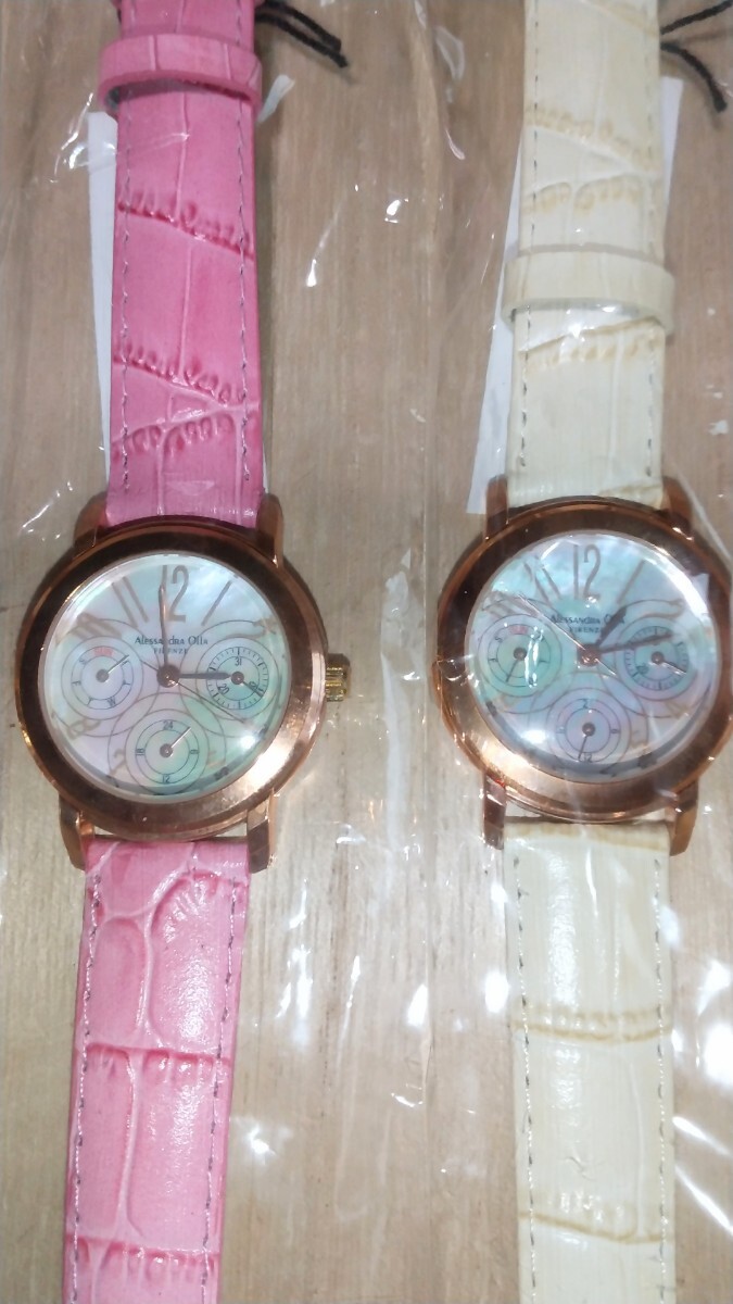 [ наручные часы 4 шт. комплект ] наручные часы античный кошка розовый белый ( не использовался товар )..