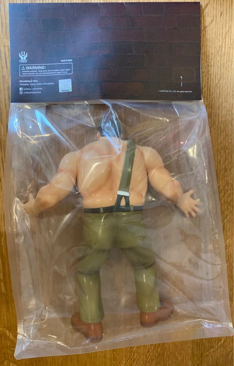 ファイナルファイト ハガー ソフビ UNBOX INDUSTRIES ファイナルファイト ハガー ソフビ UNBOX INDUSTRIES