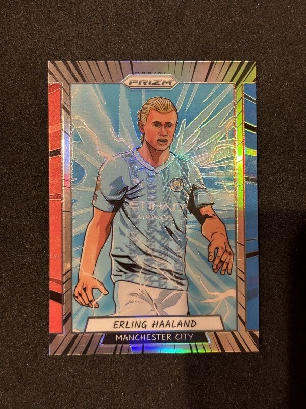 2023-24 Panini Prizm Premier League Soccer Erling Haaland MANGA #1の画像1