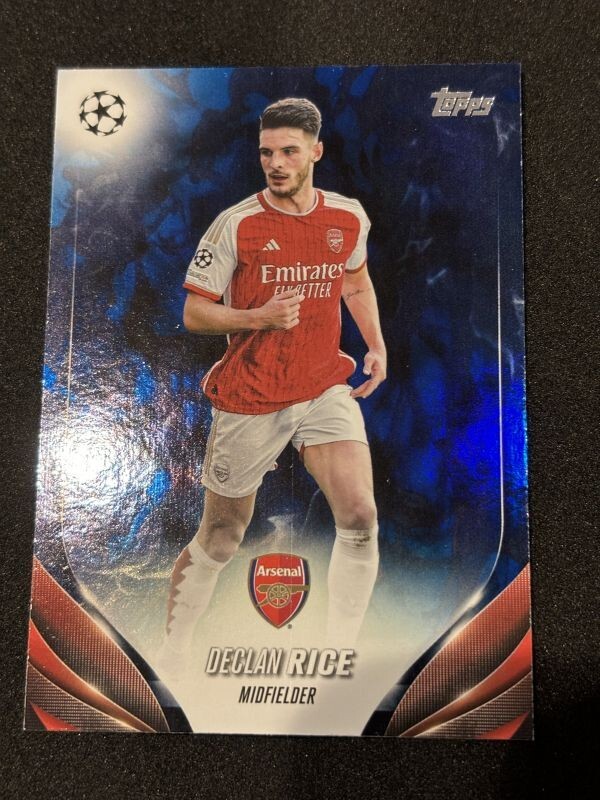 2023-24 Topps UEFA Competitions Soccer Declan Rice Blue Inferno /125の画像1