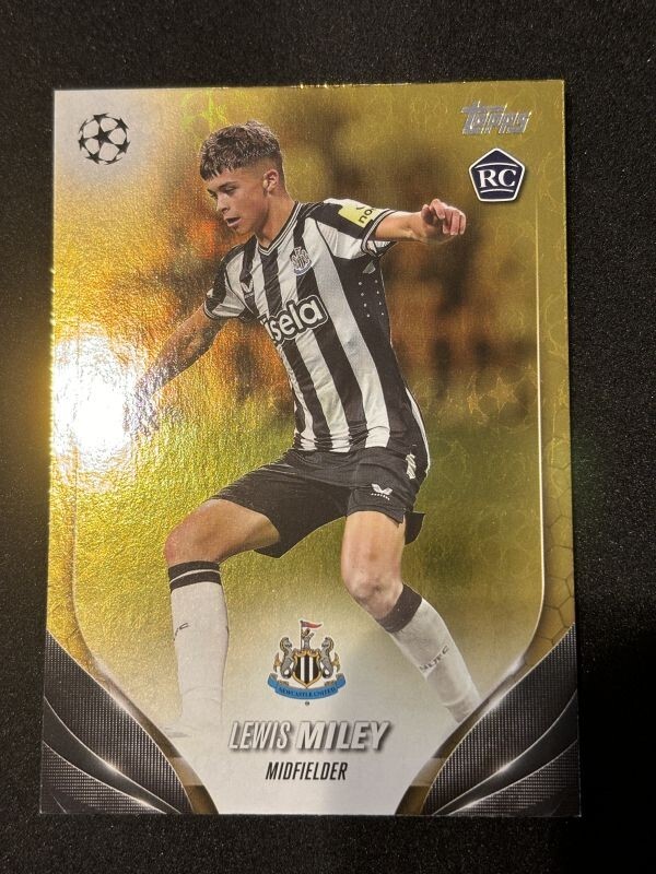 2023-24 Topps UEFA Competitions Soccer Lewis Miley Inferno Foilの画像1