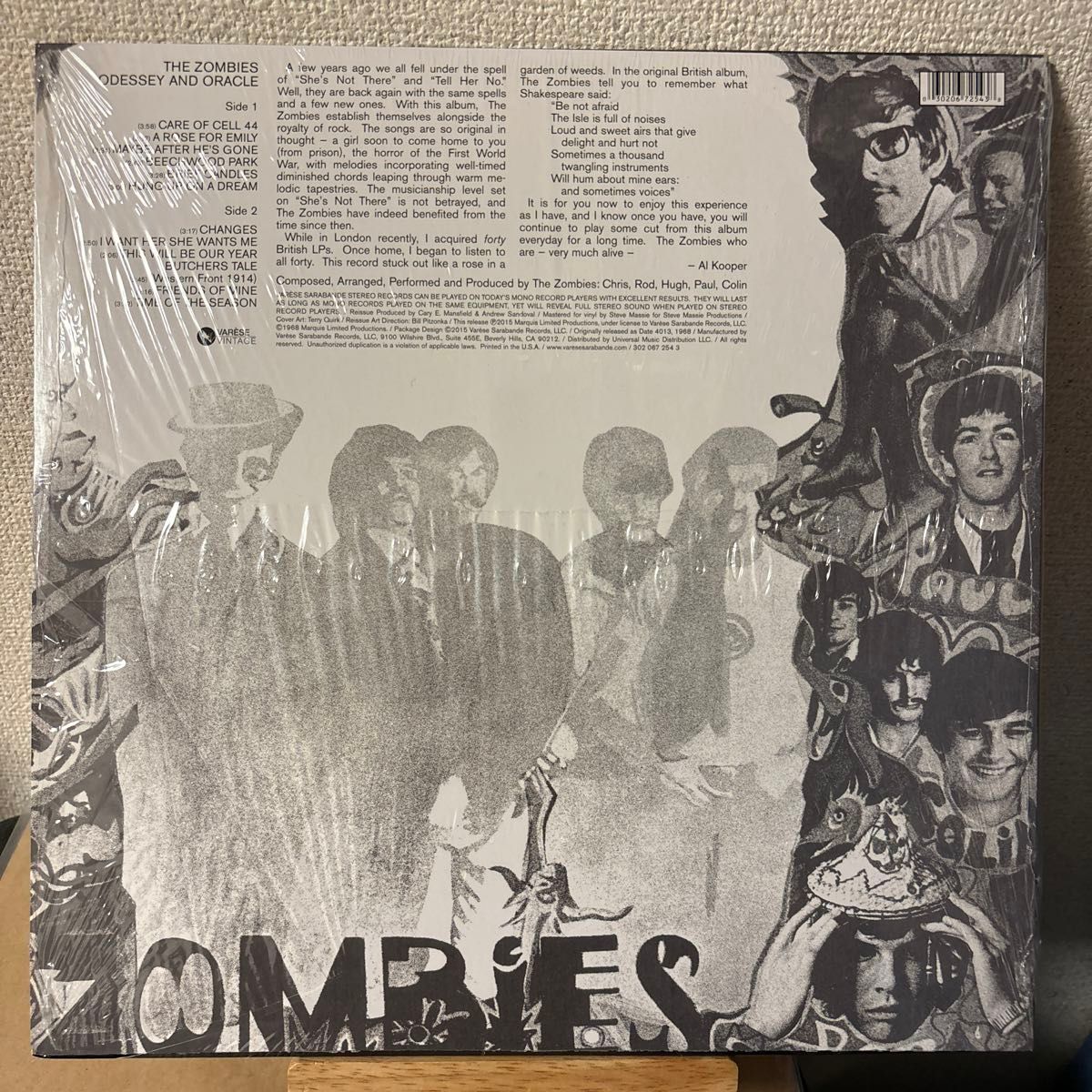 The Zombies Odessey & Oracle レコード LP ゾンビーズ and オデッセイ・アンド・オラクル