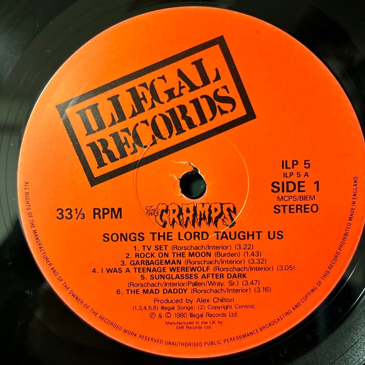The Cramps Songs The Lord Taught Us LP レコード ザ・クランプス vinyl アナログ