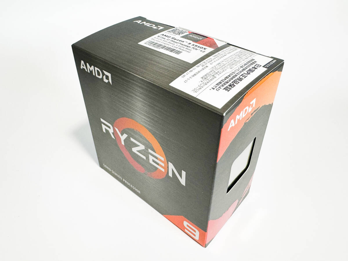  【BIOSまで確認済み】AMD CPU Ryzen9 5950X AM4 国内正規品・箱・付属品完備の画像1