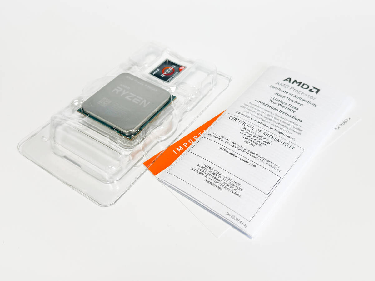  【BIOSまで確認済み】AMD CPU Ryzen9 5950X AM4 国内正規品・箱・付属品完備の画像2