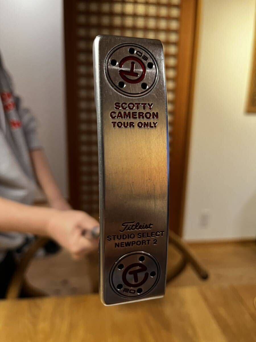 【超希少】Scotty Cameron スコッティキャメロン サークルT Studio Select Newport 2 ニューポート2 SSS ウェイト 20gx2 COA有の画像4