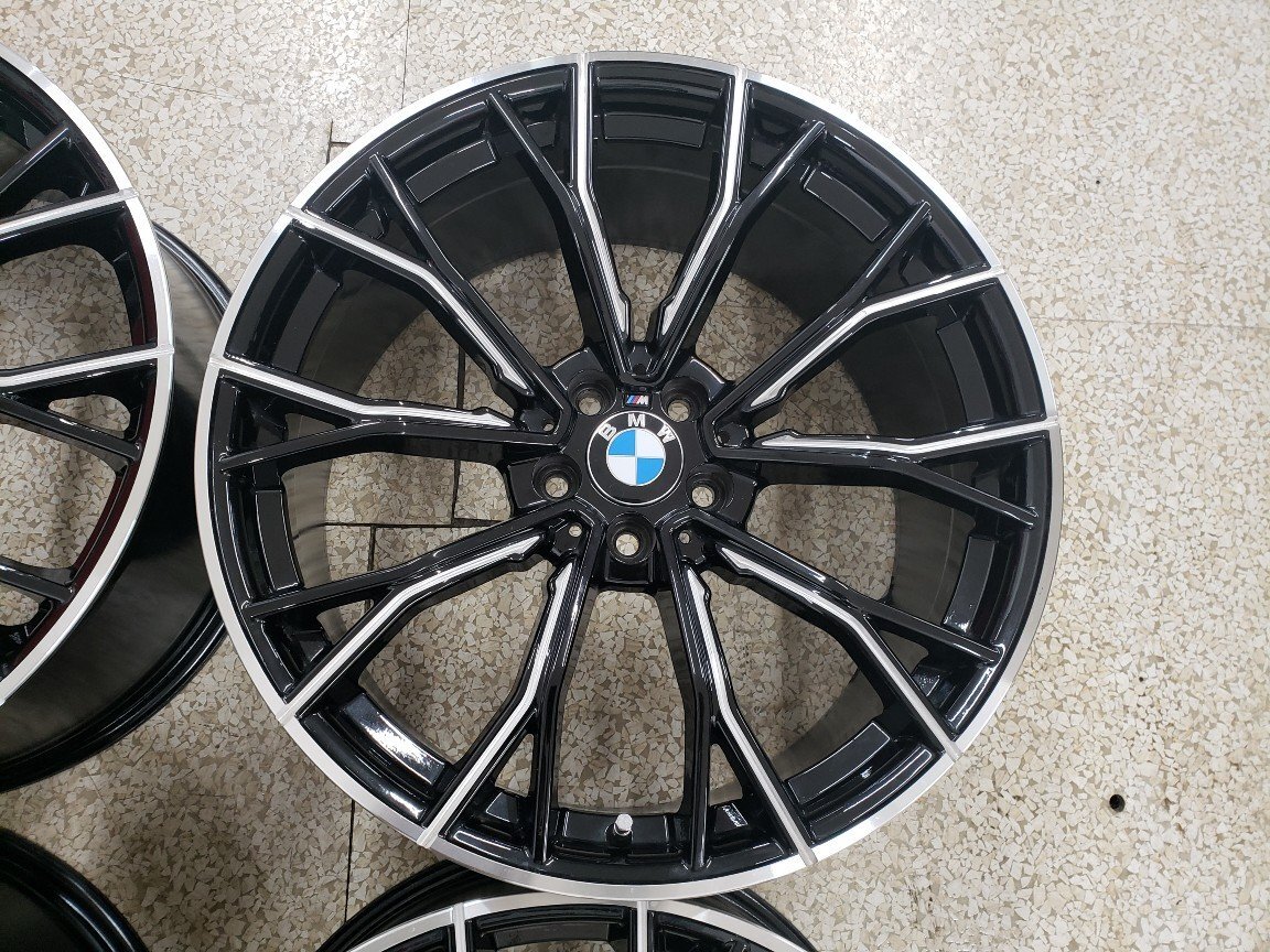 ◎傷極小 BMW Mスポーツ 20inc 8.5j +23 9.5j +35 112/5H (4本) BMW 3シリーズ 5シリーズ G20 G21 G30 G31 G60 G61 ACシュニッツァーの画像5