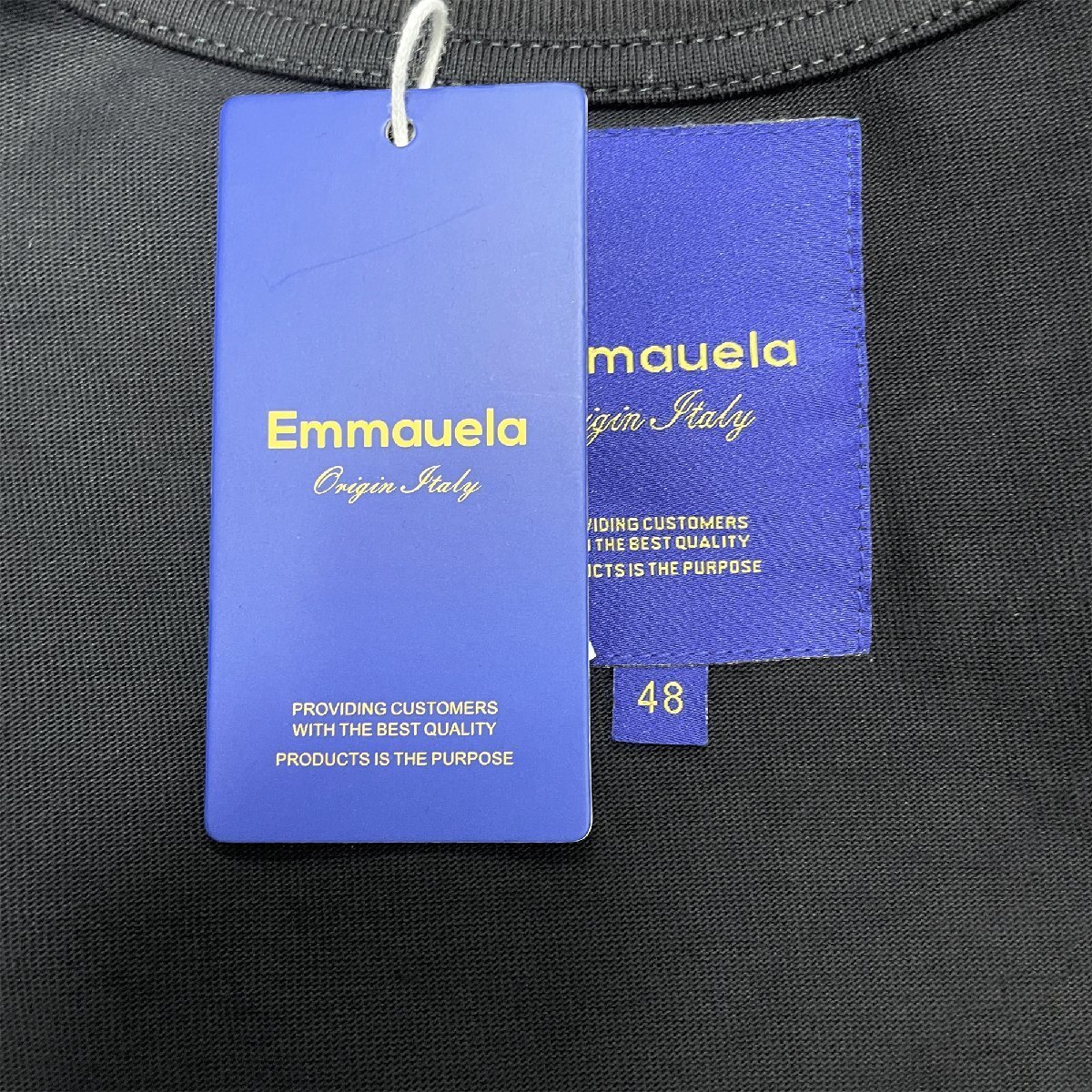 個性・半袖Tシャツ 定価2万◆Emmauela・イタリア・ミラノ発◆コットン100% 薄手 通気 クマ おしゃれ カラフル 定番 M/46サイズ_画像8